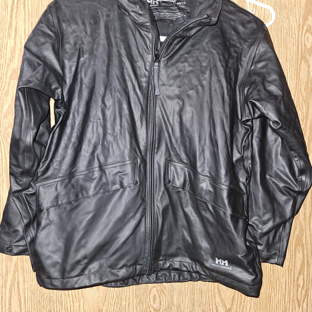 Helly Hansen Kids Black Raincoat